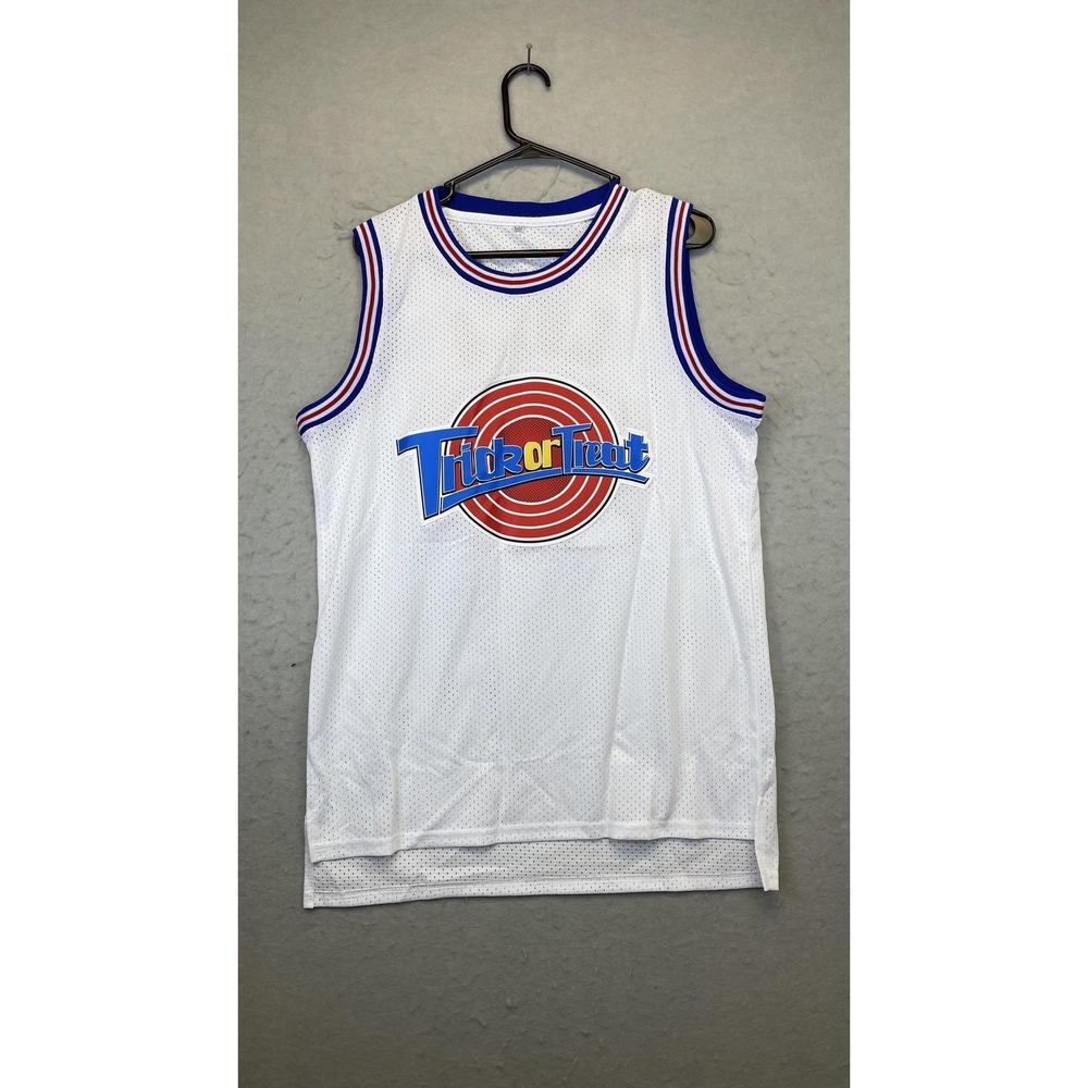 Lola 10 Trick or Treat Shirt Mens Small White Basketball‎ Jersey Tank Halloween
